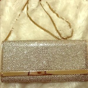 Jimmy choo milla clutch worth $900 unused
